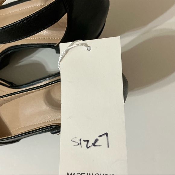 Dadawen Chic Black Women's Heels Size 7 - Picture 8 of 8